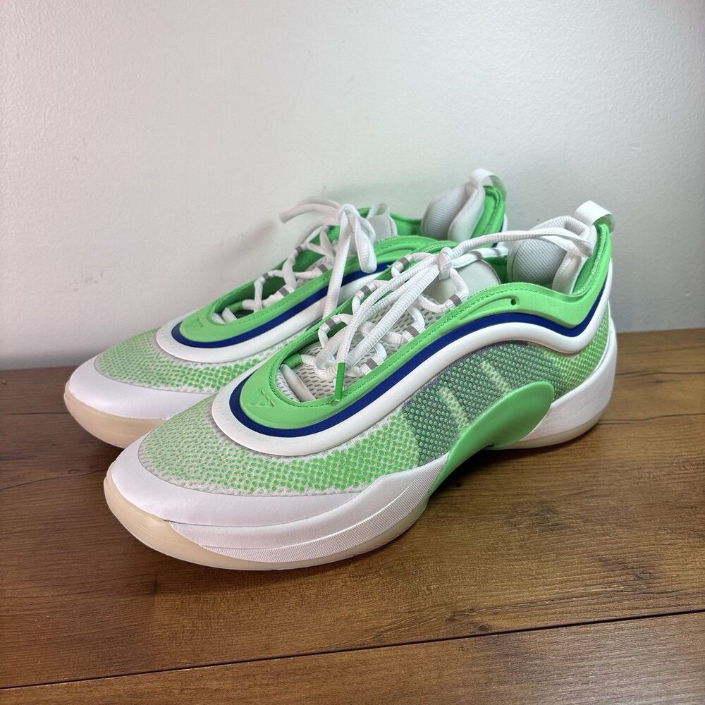 adidas D.O.N. Issue #6 Metamorphosis White Green Blue Men's Sizes 13.5 JQ2249